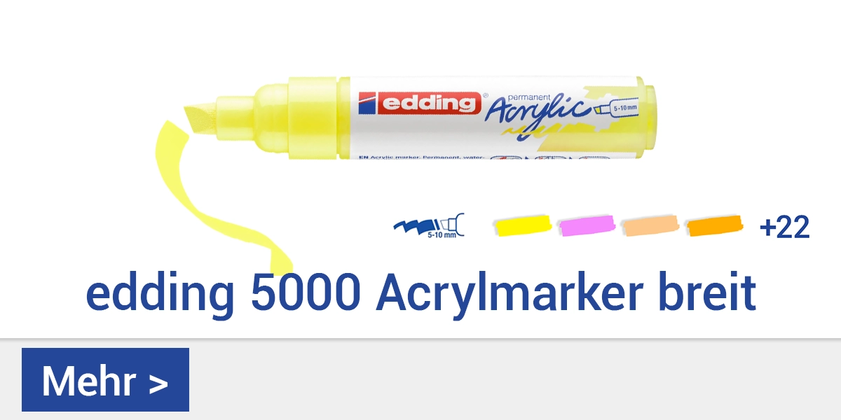 Acrylmarker breit von edding jetzt günstig online kaufen